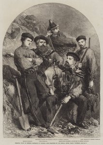 Persoonlijk Personeel van Generaal Garibaldi op Caprera door Frank Vizetelly